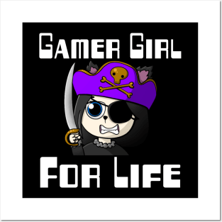 Gamer Girl For Life. Posters and Art